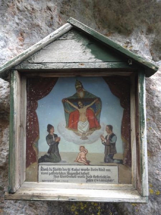 Rochusgrotte Essling / P. Ulrich Diel OSB zwischen Altenmarkt und Großreifling